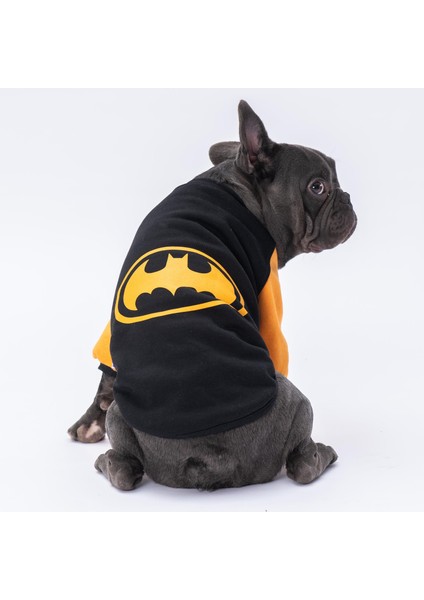 Batman Baskılı Polar Sweat Kedi Köpek Sweati Kedi Köpek Kıyafeti Kedi Köpek Elbisesi