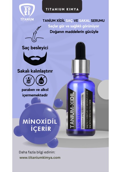 Tanıum Xıdıl Topıcal Solutıon-Tanıum-Xıdıl Saç Serumu 50 ml