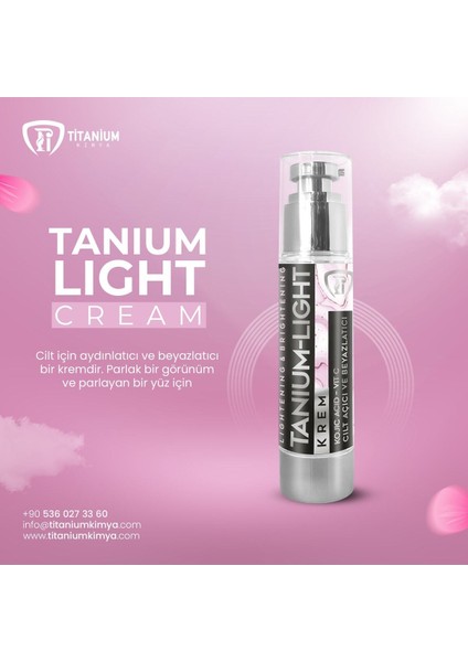 Tanıum Lıght Cream- Tanıum Lıght Beyazlatıcı Krem 50 ml