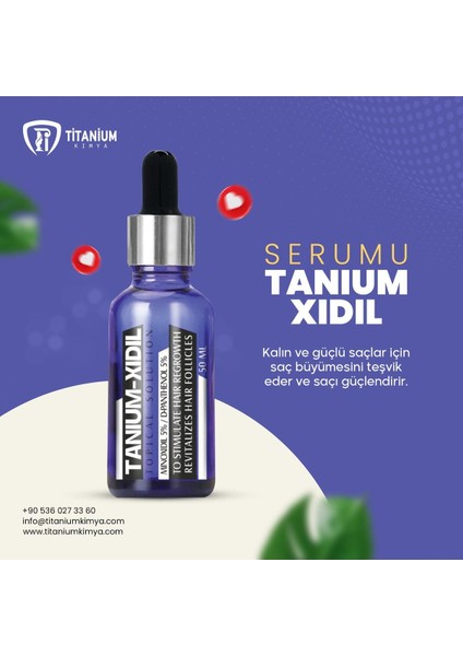 Tanıum Xıdıl Topıcal Solutıon-Tanıum-Xıdıl Saç Serumu 50 ml