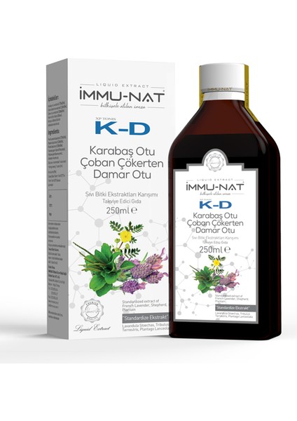 Xp Tonis K-D Karabaş Otu, Çoban Çökerten, Damar Otu Ekstraktı 250Ml