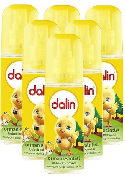 Bebek Kolonyası 150 ml Orman Esintisi x 6 Adet