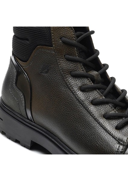 16270 Erkek Haki Hakiki Deri Casual Bot fiyatları