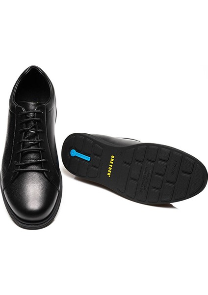 00240 Erkek Siyah Hakiki Deri Comfort Ayakkabı indirimleri