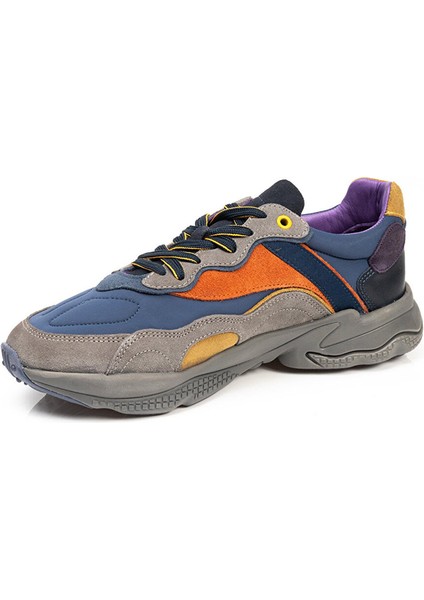 17100 Erkek Füme Hardal Sneaker Ayakkabı