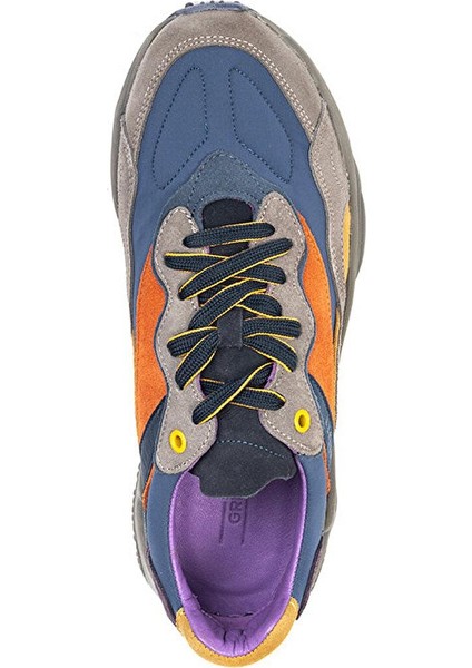 17100 Erkek Füme Hardal Sneaker Ayakkabı
