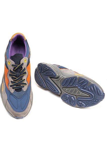 17100 Erkek Füme Hardal Sneaker Ayakkabı