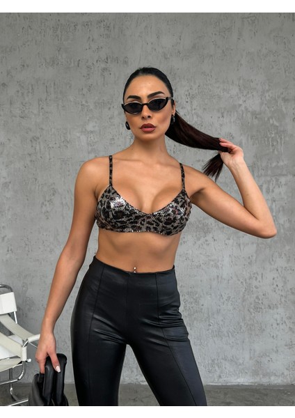 Kadın Ayarlanabilir Askı Pul Payet Işleme Renkli Büstiyer indirimleri