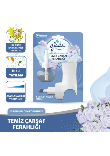 Elektrikli Oda Kokusu Kit Temiz Çarşaf Ferahlığı