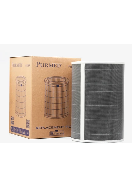 Xiaomi Mi 1/2/3/ Pro Air Purifier Uyumlu Gri HEPA Filtre