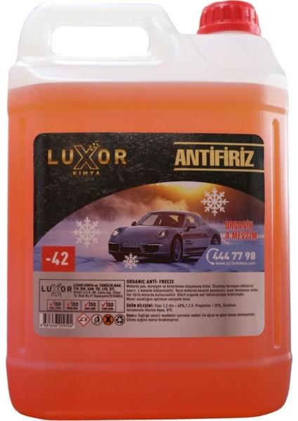-42°c Turuncu Antifiriz 20 Lt Konsantre
