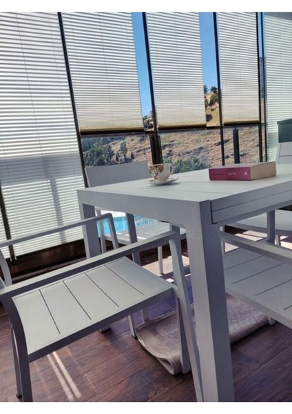 Trend Plise 10 Renk Katlanır Cam Balkon Perdesi - Ofis Perdesi - Mutfak Perdesi - Salon Perdesi