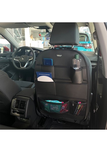 Chery Niche Lüks Deri Organizer Koltuk Arkası Düzenleyici Koruyucu Siyah 1 Adet