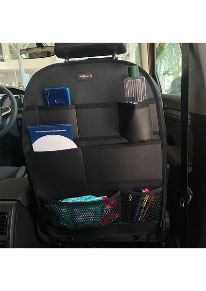 Chery Niche Lüks Deri Organizer Koltuk Arkası Düzenleyici Koruyucu Siyah 1 Adet