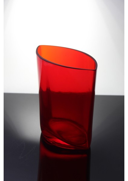 Denizlicam Kristal El Imalatı Kristal Kırmızı Vazo 169808 20605 fiyatları