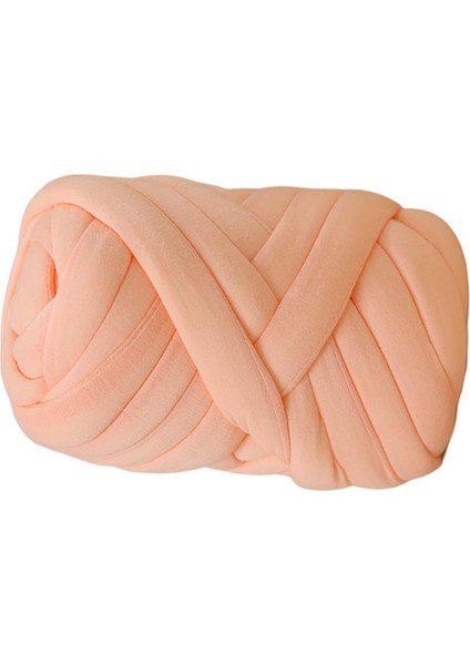 Kalın Iplik Jumbo Boru Şeklinde Iplik Dayanıklı Yıkanabilir Yumuşak Hacimli Iplik Tığ Işi Açık Turuncu (Yurt Dışından) fırsatları