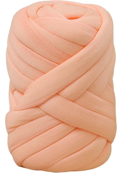 Kalın Iplik Jumbo Boru Şeklinde Iplik Dayanıklı Yıkanabilir Yumuşak Hacimli Iplik Tığ Işi Açık Turuncu (Yurt Dışından) indirimleri