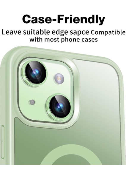 Apple iPhone 15 Uyumlu Safir Kamera Lens Koruyucu Orijinal Kenarı Çıkıntılı Model Uygulama Aparatlı