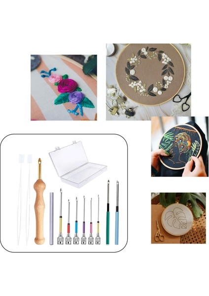 Başlayanlar Şkinler Için 12 Punch Nakış Geçiricileri C (Yurt Dışından) fırsatları