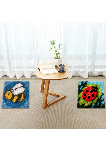 Karikatür Mandalı Mat Yapımı El Sanatları Kanaviçe Nakış Arı 30X30 cm (Yurt Dışından)