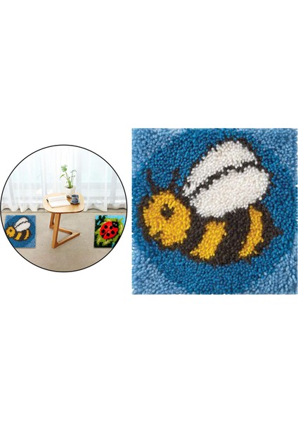 Karikatür Mandalı Mat Yapımı El Sanatları Kanaviçe Nakış Arı 30X30 cm (Yurt Dışından) modelleri