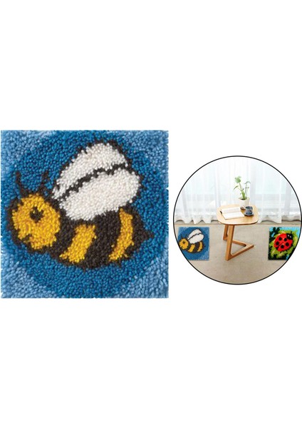 Karikatür Mandalı Mat Yapımı El Sanatları Kanaviçe Nakış Arı 30X30 cm (Yurt Dışından) indirimleri