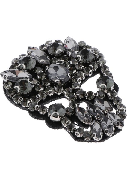 Ş Kafatası Rozeti Motif Dıy Ş Kot Dekor Gri (Yurt Dışından) modelleri