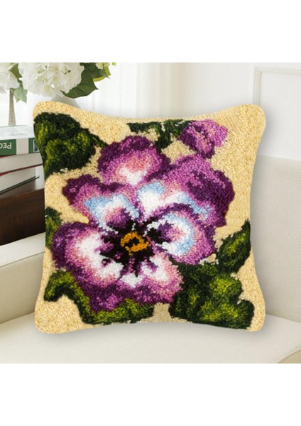 Çocuklar/şkinler Için Dıy Mandal Halı Yapımı El Sanatları 17 Inç * 17 Inç Çiçekler - Çiçek 6 (Yurt Dışından) fiyatları