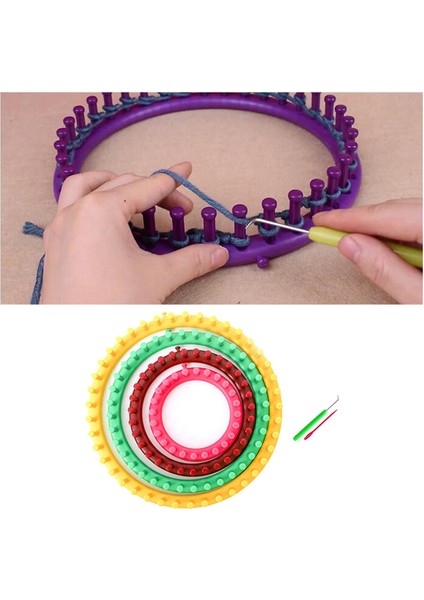 Örgü Tezgahları Yuvarlak Eşarplar Için Tığ Işi (Yurt Dışından) fırsatları