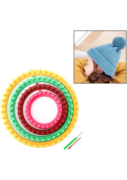 Örgü Tezgahları Yuvarlak Eşarplar Için Tığ Işi (Yurt Dışından) indirimleri