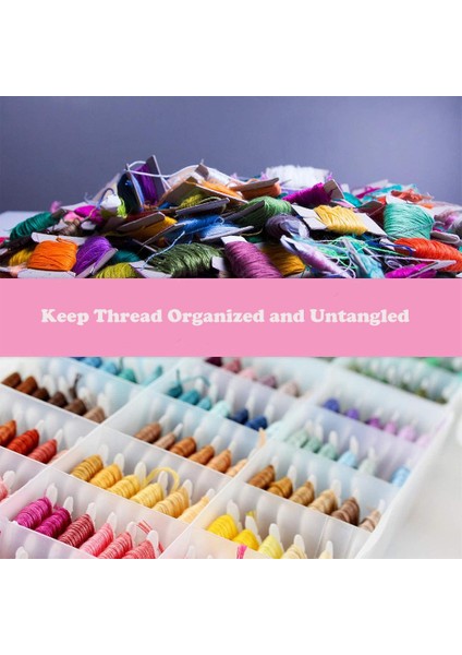 Nakış Ipi Düzenleyici Için 120 Ipi Bobinleri, -Ş Bobinleri 120 Şeffaf (Yurt Dışından)