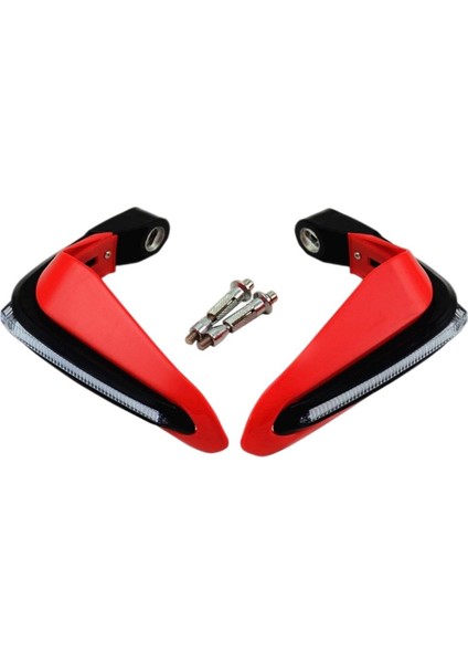 1 Çift Motosiklet LED Dişlisi Düşmeyi Önleyici ve Kırmızı (Yurt Dışından)