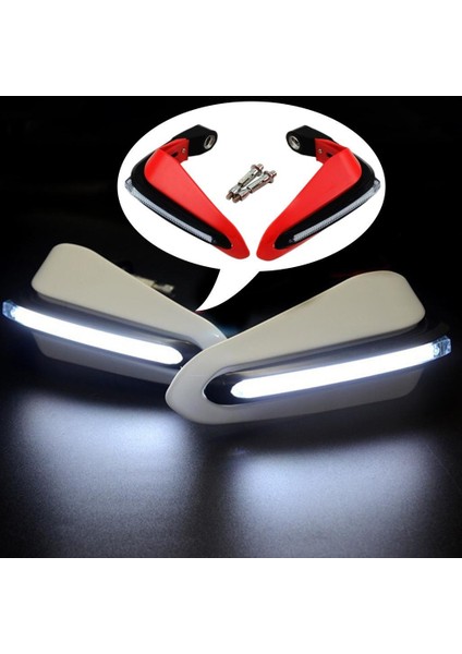 1 Çift Motosiklet LED Dişlisi Düşmeyi Önleyici ve Kırmızı (Yurt Dışından) fiyatları