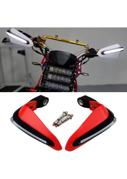 1 Çift Motosiklet LED Dişlisi Düşmeyi Önleyici ve Kırmızı (Yurt Dışından) modelleri