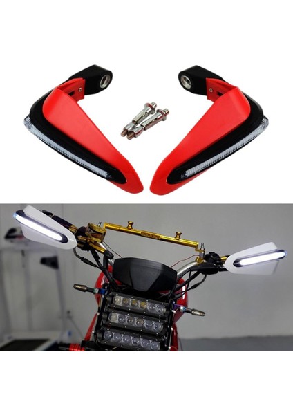 1 Çift Motosiklet LED Dişlisi Düşmeyi Önleyici ve Kırmızı (Yurt Dışından) fırsatları