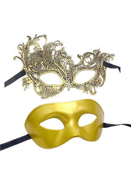 Kayışlı Kadın Için 2 Maskeli Mardi Gold (Yurt Dışından) modelleri
