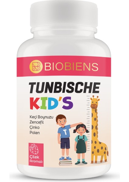 Tunbische Kids Çilek Aromalı 250G