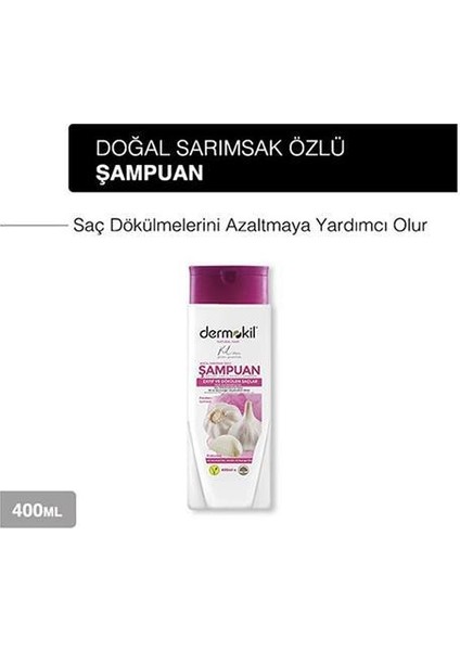 Vegan Sarımsak Özlü Bitkisel Şampuan 400 Ml