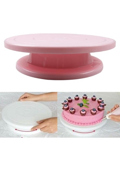 11 Inç Kek Tabağı D Tabla D, Kaymaz Yuvarlak Kek Standı, Kek Dekorasyon (Yurt Dışından) fırsatları