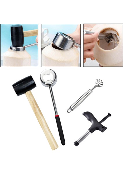 Hindistan Cevizi Açacağı ve Olgun Hindistan Cevizi I Kauçuk Çekiç 4 (Yurt Dışından) indirimleri