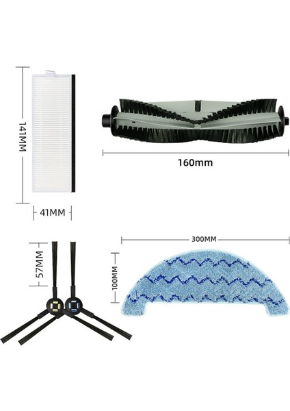 Robotlu Süpürge Yedek Aksesuar A7 X785 Elektrikli Süpürge (Yurt Dışından)