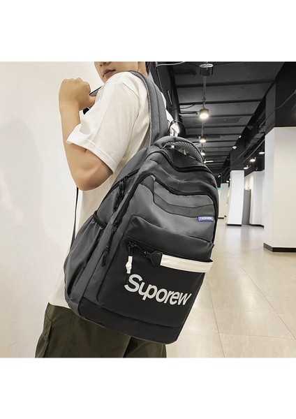 Yaz Renkli Dikiş Erkek Eğlence Seyahat Sokak Bagaj Sırt Çantası (Yurt Dışından) modelleri