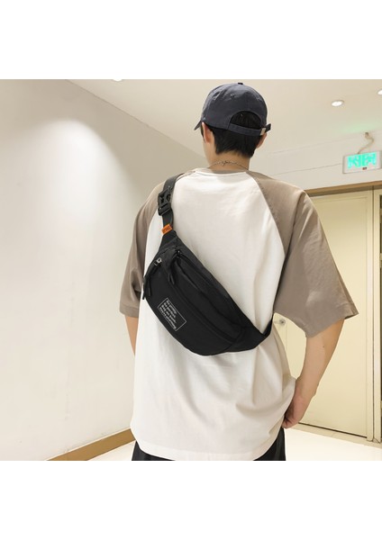 Sonbahar Açık Spor Çok Fonksiyonlu Crossbody Seyahat Eğlence Erkek Kadın Evrensel Göğüs Çanta (Yurt Dışından)