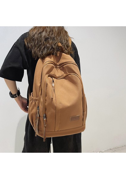 Açık Renk Büyük Kapasiteli Sırt Açık Hava Eğlence Sırt Kore Versiyonu Çanta (Yurt Dışından) fiyatları