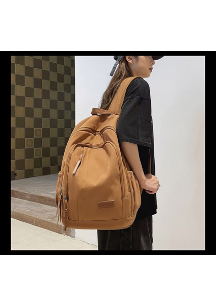 Açık Renk Büyük Kapasiteli Sırt Açık Hava Eğlence Sırt Kore Versiyonu Çanta (Yurt Dışından) modelleri