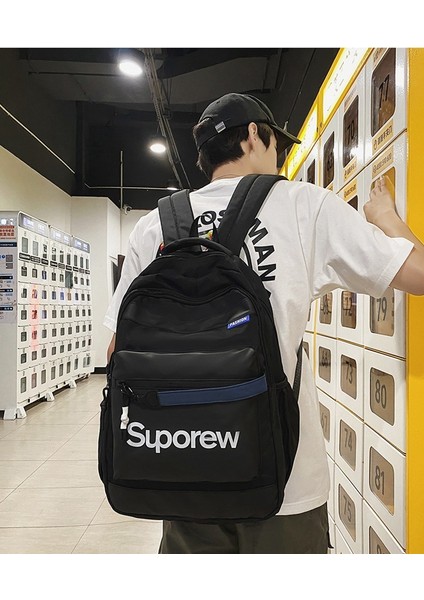 Yaz Renkli Dikiş Erkek Eğlence Seyahat Sokak Bagaj Sırt Çantası (Yurt Dışından) fırsatları