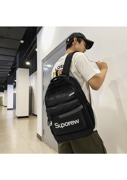 Yaz Renkli Dikiş Erkek Eğlence Seyahat Sokak Bagaj Sırt Çantası (Yurt Dışından) indirimleri