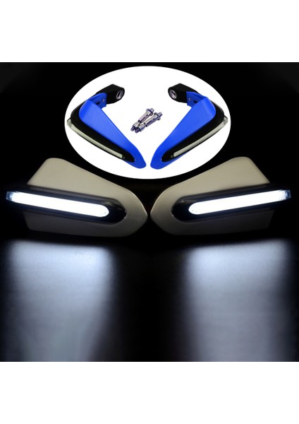 1 Çift Motosiklet LED Rüzgar Geçirmez Mavi (Yurt Dışından) indirimleri