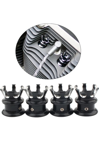 4x Cnc Başlı Cı, Twin Cam Modelleri Için Motor Vida Kapaklarını Ir 1999 (Yurt Dışından)