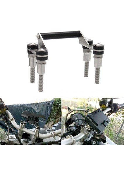 R1200RS F800GS Için Parlayan Cnc Motosiklet Telefon Braketi (Yurt Dışından)